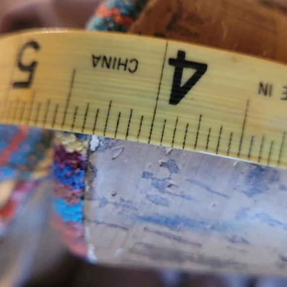 Report Rainbow Platform Peeptoe Wedges, size 9 - Picture 4 of 7